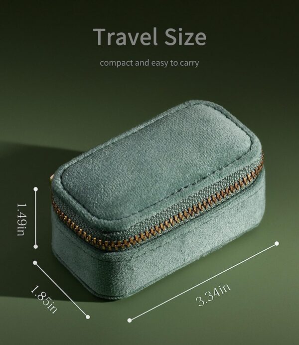 Mini Jewelry Travel Case - Portable and Elegant Organizer for Your Jewelry Collection - Image 7