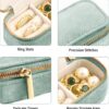 Mini Jewelry Travel Case - Portable and Elegant Organizer for Your Jewelry Collection - Image 3