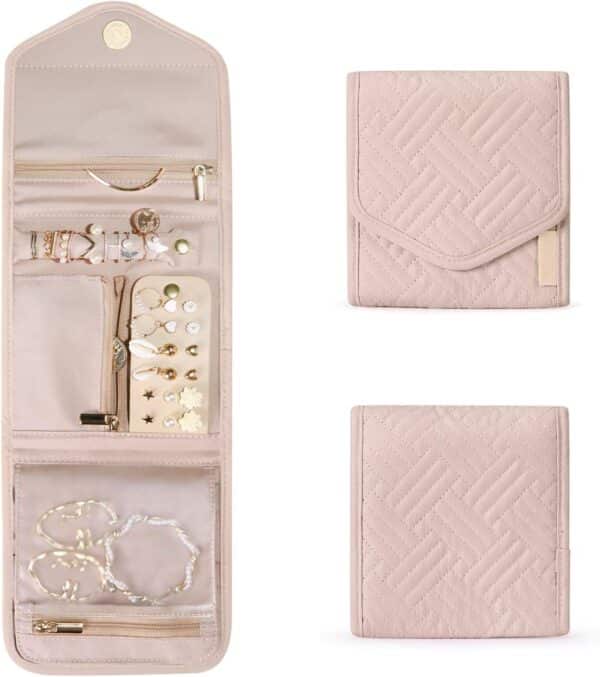 Foldable Jewelry Roll for Travel - Perfect for Rings, Necklaces, Earrings, Bracelets - Image 11