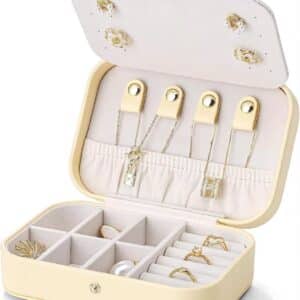 Chic Travel Jewelry Box - Small in Size with Plenty of Storage Space
