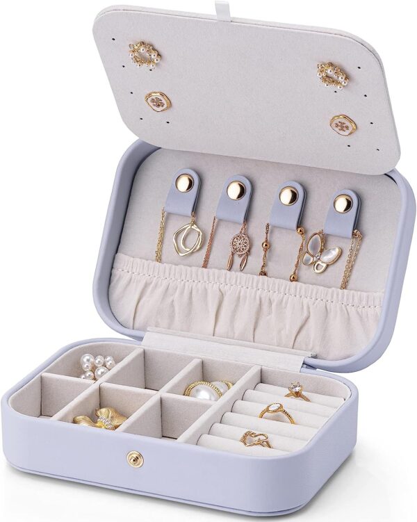 Chic Travel Jewelry Box - Small in Size with Plenty of Storage Space - Image 11