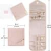 Foldable Jewelry Roll for Travel - Perfect for Rings, Necklaces, Earrings, Bracelets - Image 9