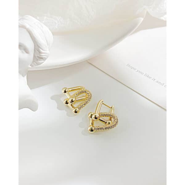Trendy US Stainless Steel Geometric Earrings - Best gift selection - Image 8