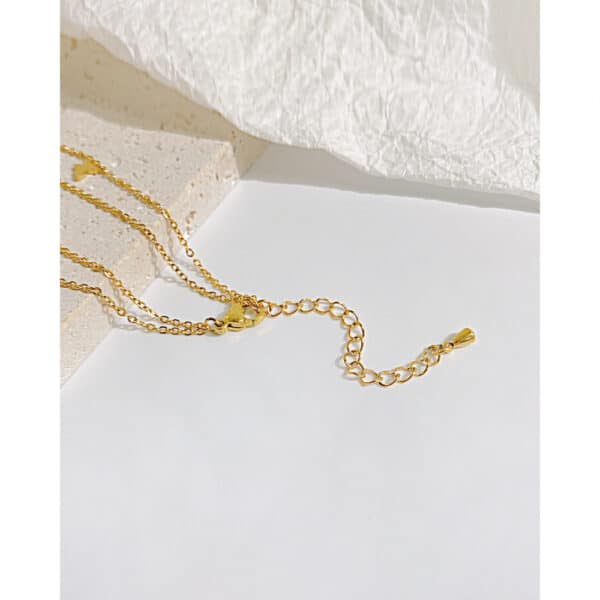 Custom 2-layer Stainless Steel Anklet with Butterflies for Your Unique Chic Look - Image 9