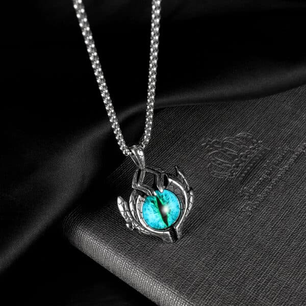 Devil's Eye Pendant Men's Necklace - A Fashionable Accessory for Every Outfit - Image 5