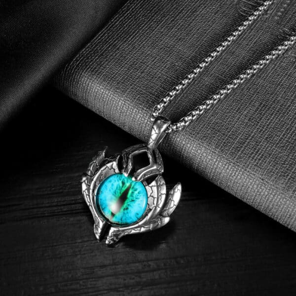 Devil's Eye Pendant Men's Necklace - A Fashionable Accessory for Every Outfit - Image 7