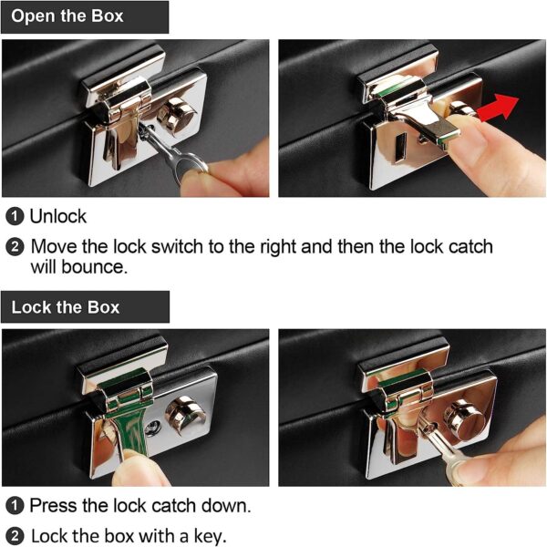 Fully Locking Jewelry Display Box for Men and Women - Image 2