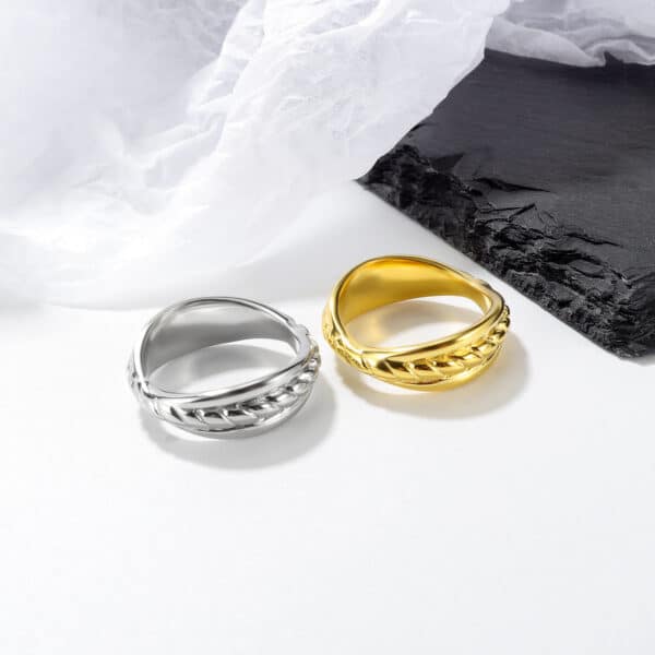 Minimalist Stainless Steel Jewelry Ring for Personalized Individuals - Image 4