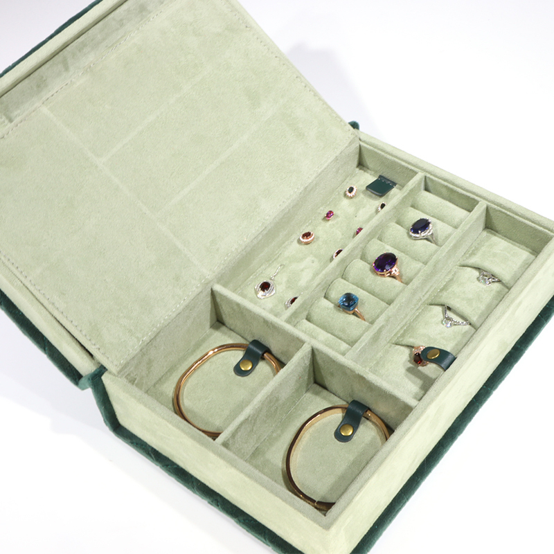 Double Layer Travel Jewelry Case